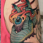 Tattoos - Freehand Eyeball Hand - 137494